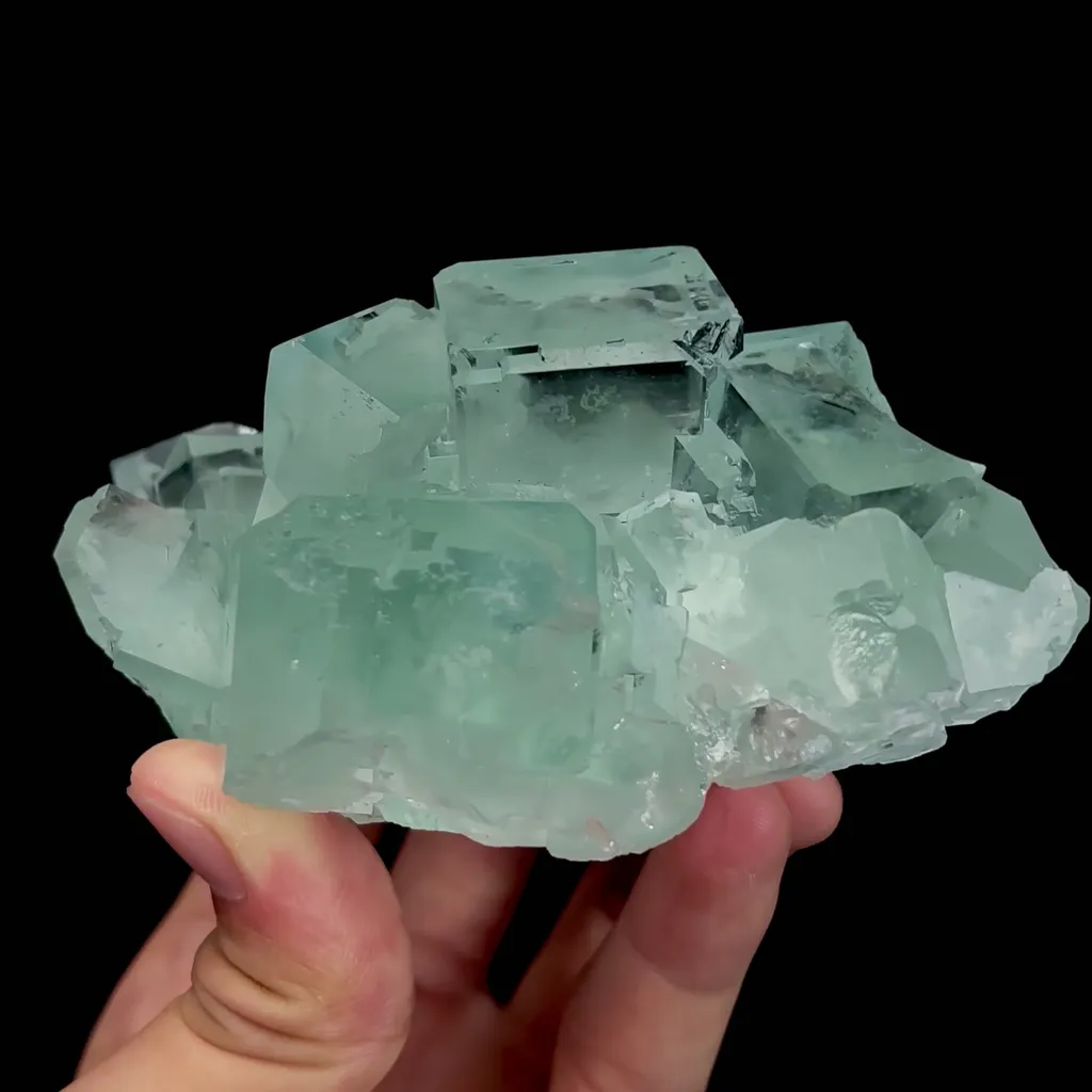Natural Transparent Green Fluorite Mineral Specimen,High Quality Specimen,ZHEJIANG,CHINA(110*60*50mm) - image 2