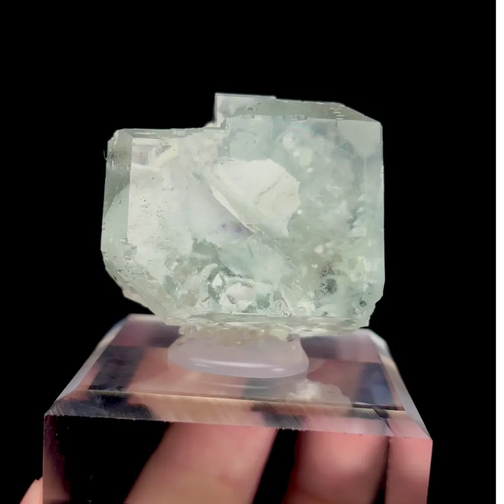 Natural Transparent Green Fluorite Mineral Specimen,High Quality Specimen,ZHEJIANG,CHINA(41*32*36mm) - image 3