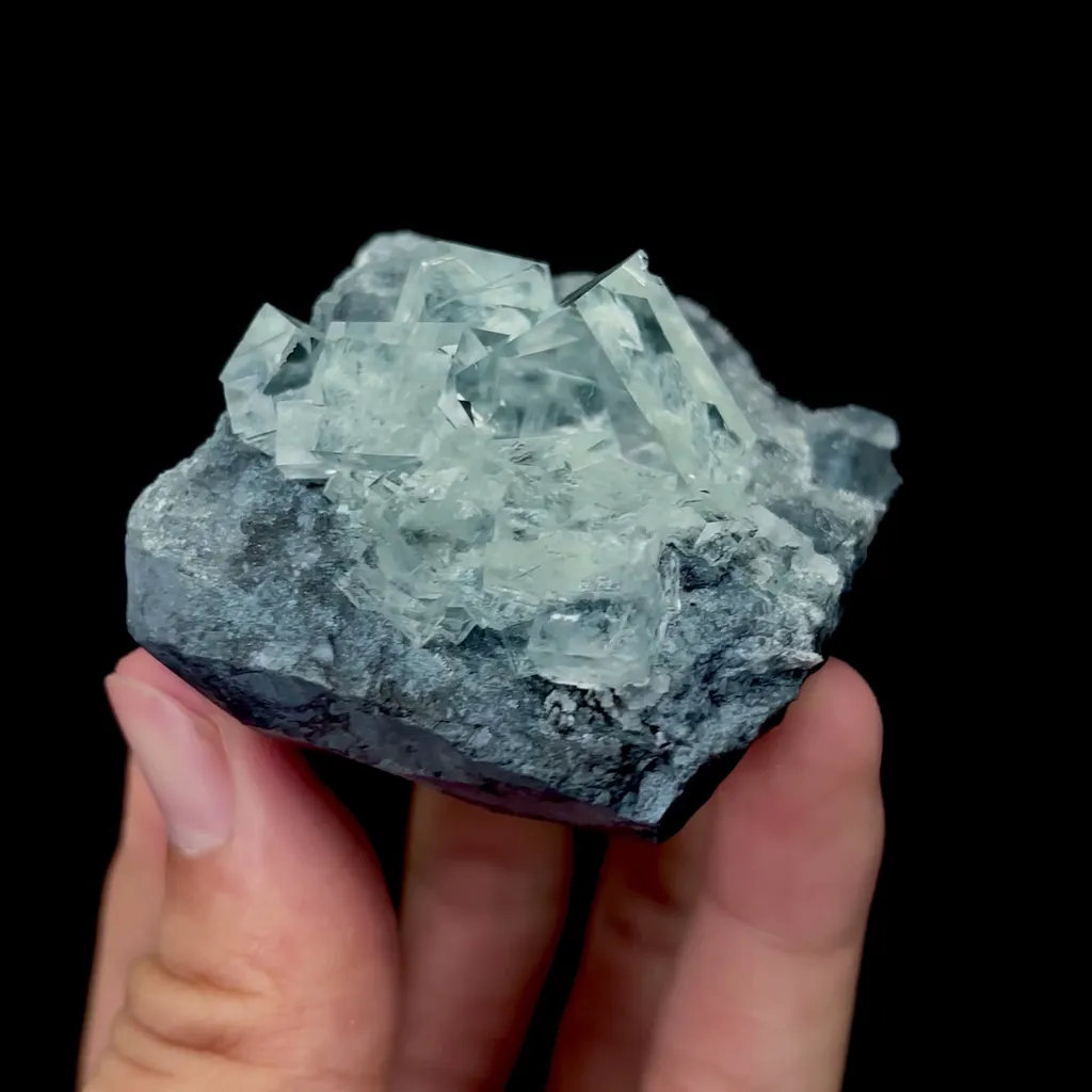 Natural Transparent Green Fluorite Mineral Specimen,High Quality Specimen,ZHEJIANG,CHINA(65*51*30mm) - image 2