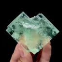 Natural Transparent Green Fluorite Mineral Specimen,High Quality Specimen,ZHEJIANG,CHINA(66*35*52mm) - image 1