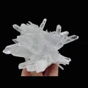 Natural Transparent Octahedral Fluorite and Clear Quartz Cluster Symbiosis comes from Yaogangxian,Hunan 115*80*50MM - image 5