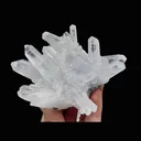 Natural Transparent Octahedral Fluorite and Clear Quartz Cluster Symbiosis comes from Yaogangxian,Hunan 115*80*50MM - image 2