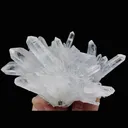 Natural Transparent Octahedral Fluorite and Clear Quartz Cluster Symbiosis comes from Yaogangxian,Hunan 115*80*50MM - image 3