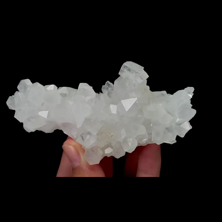Natural Transparent Octahedral Fluorite & Clear Quartz Cluster ,Mineral Specimen: Yaogangxian,Hunan (110*45*40MM) - image 7