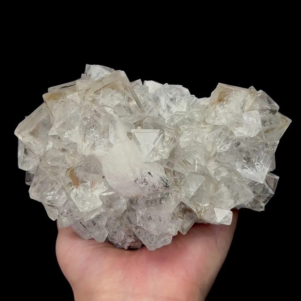 Natural Transparent Octahedral Fluorite Mineral Specimen,High Quality Specimen,HUANGGANG LIANG,INNER MONGOLIA,CHINA(146*96*95mm) image