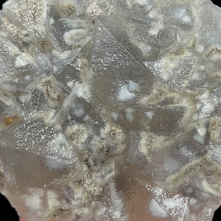 Natural Transparent Octahedral Fluorite, Mineral Specimen:Zhejiang,China (95*75*30MM) - image 4