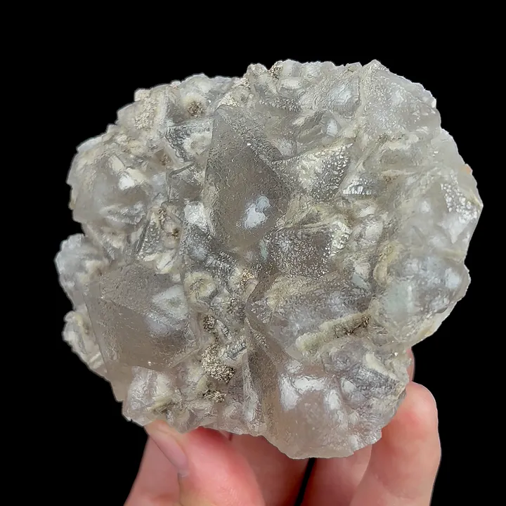 Natural Transparent Octahedral Fluorite, Mineral Specimen:Zhejiang,China (95*75*30MM) - image 2