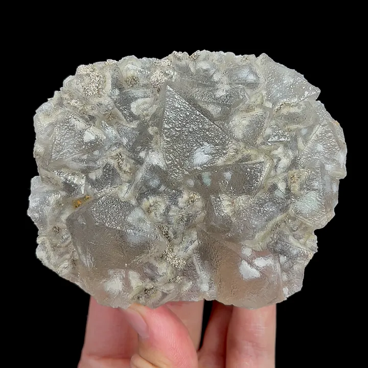 Natural Transparent Octahedral Fluorite, Mineral Specimen:Zhejiang,China (95*75*30MM) image