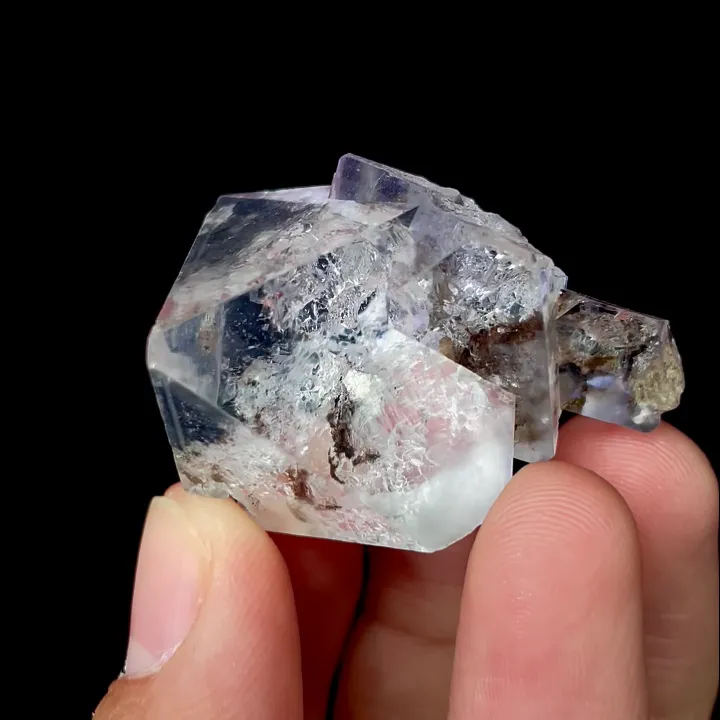 Natural Transparent Octahedral Fluorite,Mineral Specimen: Inner Mongolia,China (35*25*20MM) - image 3