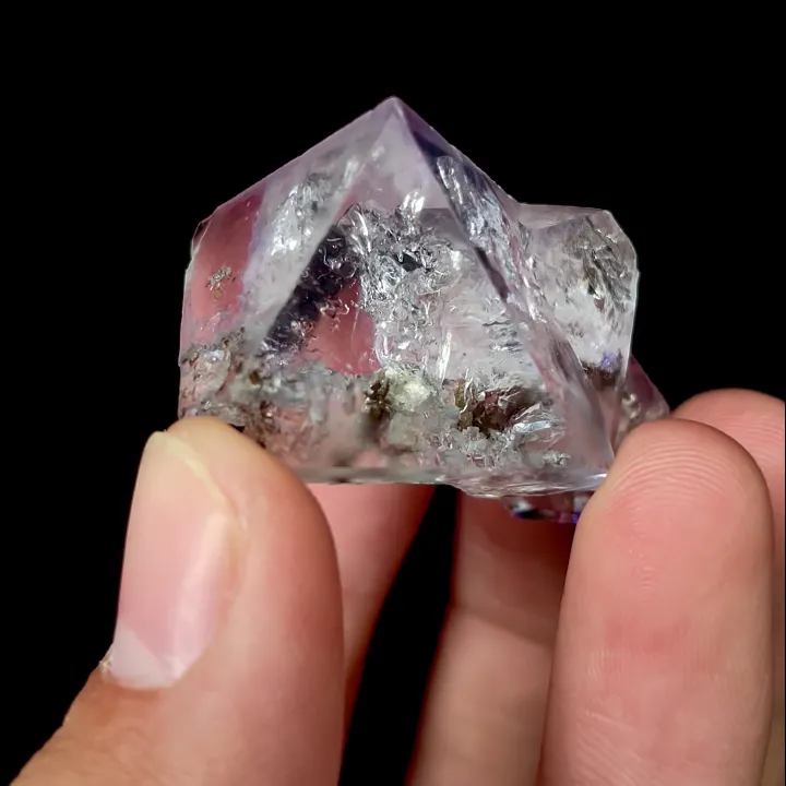 Natural Transparent Octahedral Fluorite,Mineral Specimen: Inner Mongolia,China (35*25*20MM) - image 4