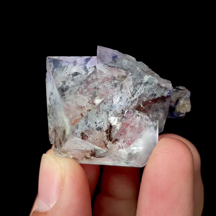 Natural Transparent Octahedral Fluorite,Mineral Specimen: Inner Mongolia,China (35*25*20MM) - image 2