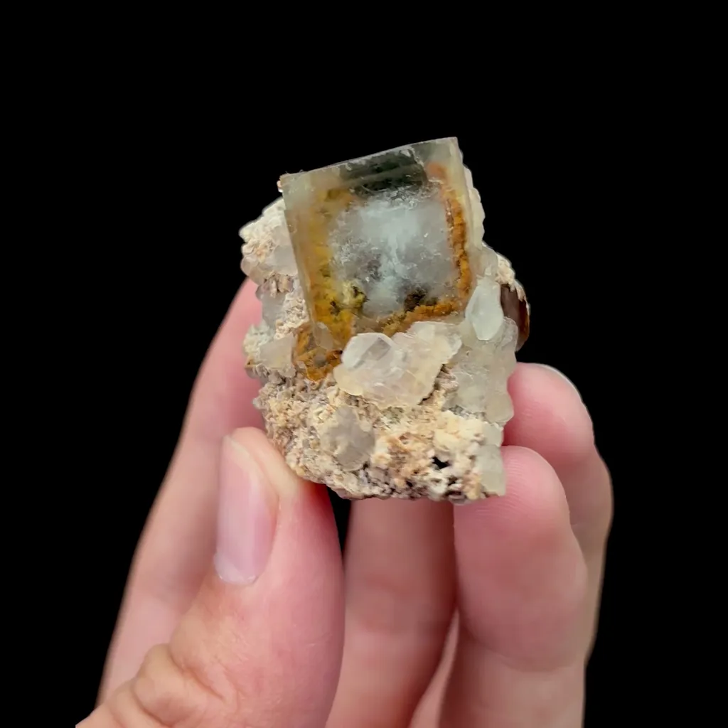 Natural Transparent Phantom Fluorite Mineral Specimen,High Quality Specimen,YAO GANG XIAN,HUNAN,CHINA(30*46*31mm) - image 3