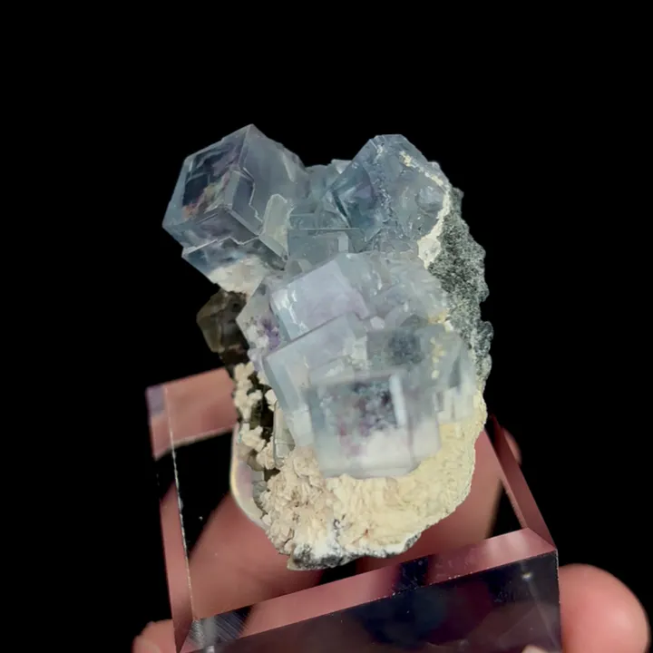 Natural Transparent Phantom Fluorite, Mineral Specimen:Yaogangxian,Hunan (55*30*30MM) - image 3