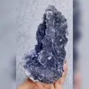 Natural Transparent Purple Cubic Fluorite Mineral Specimen,High Quality Specimen,XIANGHUALING,HUNAN,CHINA(125*80*45mm) - image 4