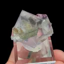 Natural Transparent Purple Fluorite Mineral Specimen,High Quality Specimen,YAO GANG XIAN,HUNAN,CHINA(27*27*24mm) - image 1
