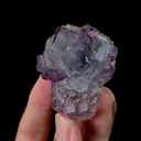 Natural Transparent Purple Fluorite Mineral Specimen,High Quality Specimen,YAO GANG XIAN,HUNAN,CHINA(50*37*35mm) - image 2