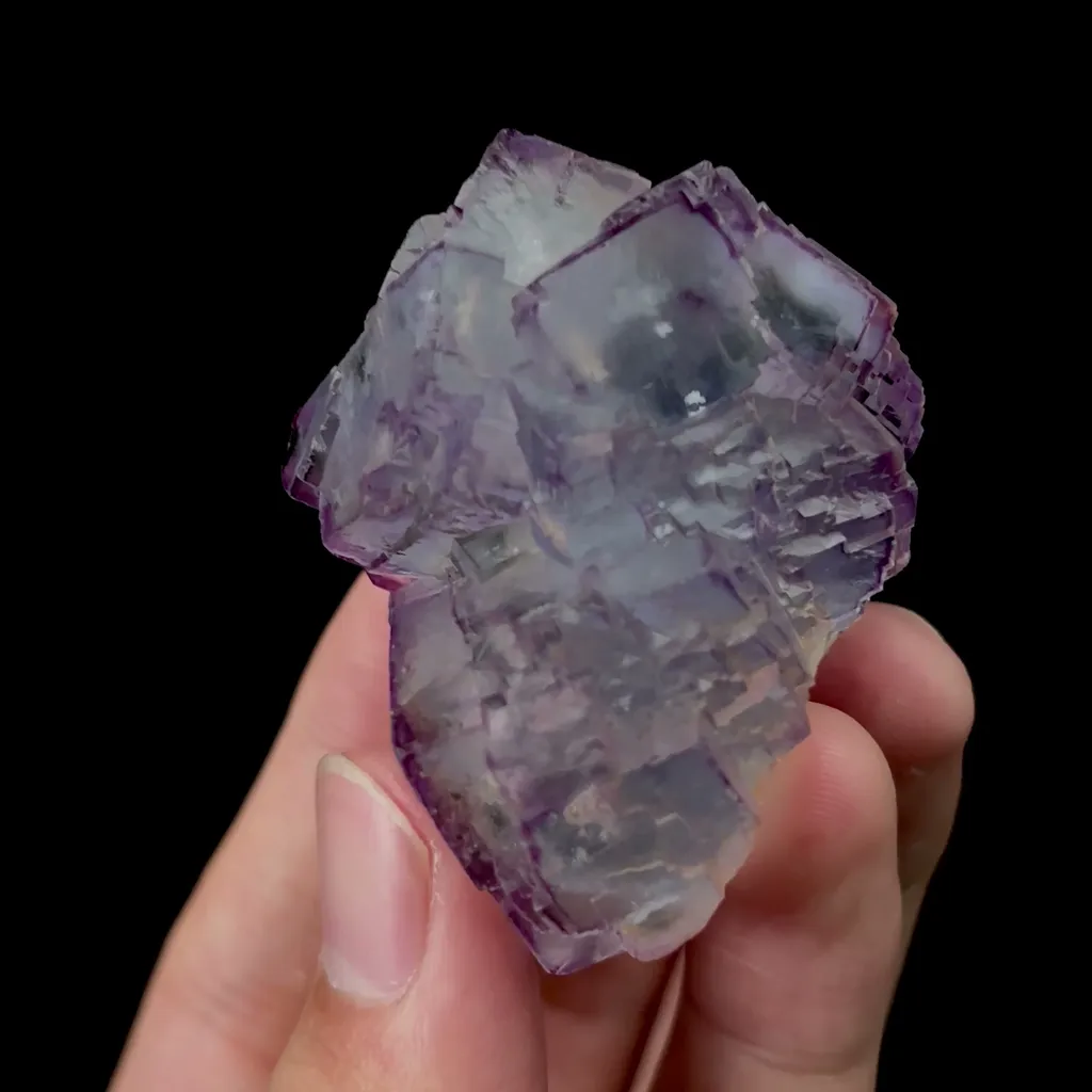 Natural Transparent Purple Fluorite Mineral Specimen,High Quality Specimen,YAO GANG XIAN,HUNAN,CHINA(50*37*35mm) - image 3
