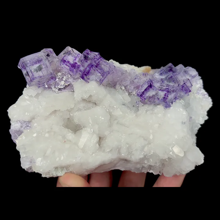 Natural Transparent Purple Fluorite Mineral Specimen,High Quality Specimen,ZHEJIANG,CHINA(128*72*45mm) - image 2
