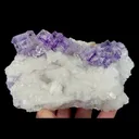 Natural Transparent Purple Fluorite Mineral Specimen,High Quality Specimen,ZHEJIANG,CHINA(128*72*45mm) - image 2
