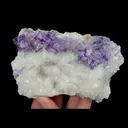 Natural Transparent Purple Fluorite Mineral Specimen,High Quality Specimen,ZHEJIANG,CHINA(128*72*45mm) - image 1