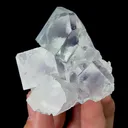 Natural Transparent Purple Phantom Fluorite, Mineral Specimen:Zhejiang (50*55*35MM) - image 3