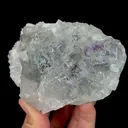 Natural Transparent Purple Phantom Fluorite, Mineral Specimen:Zhejiang,China (100*75*40MM) - image 2