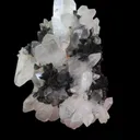 Natural Transparent Quartz with Green Epidote Specimen - image 4