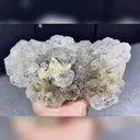 Natural Transparent Spherical Fluorite comes from Huanggangliang, Inner Mongolia 200*120*70MM - image 1