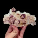 Natural Triangular Yttrium Fluorite Mineral Specimen,High Quality Specimen,GUIZHOU,CHINA(120*43*42mm) - image 1