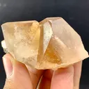 Natural Twin Topaz with Smoky Quartz Crystal Unique Termination Pakistan, 158 G - image 2