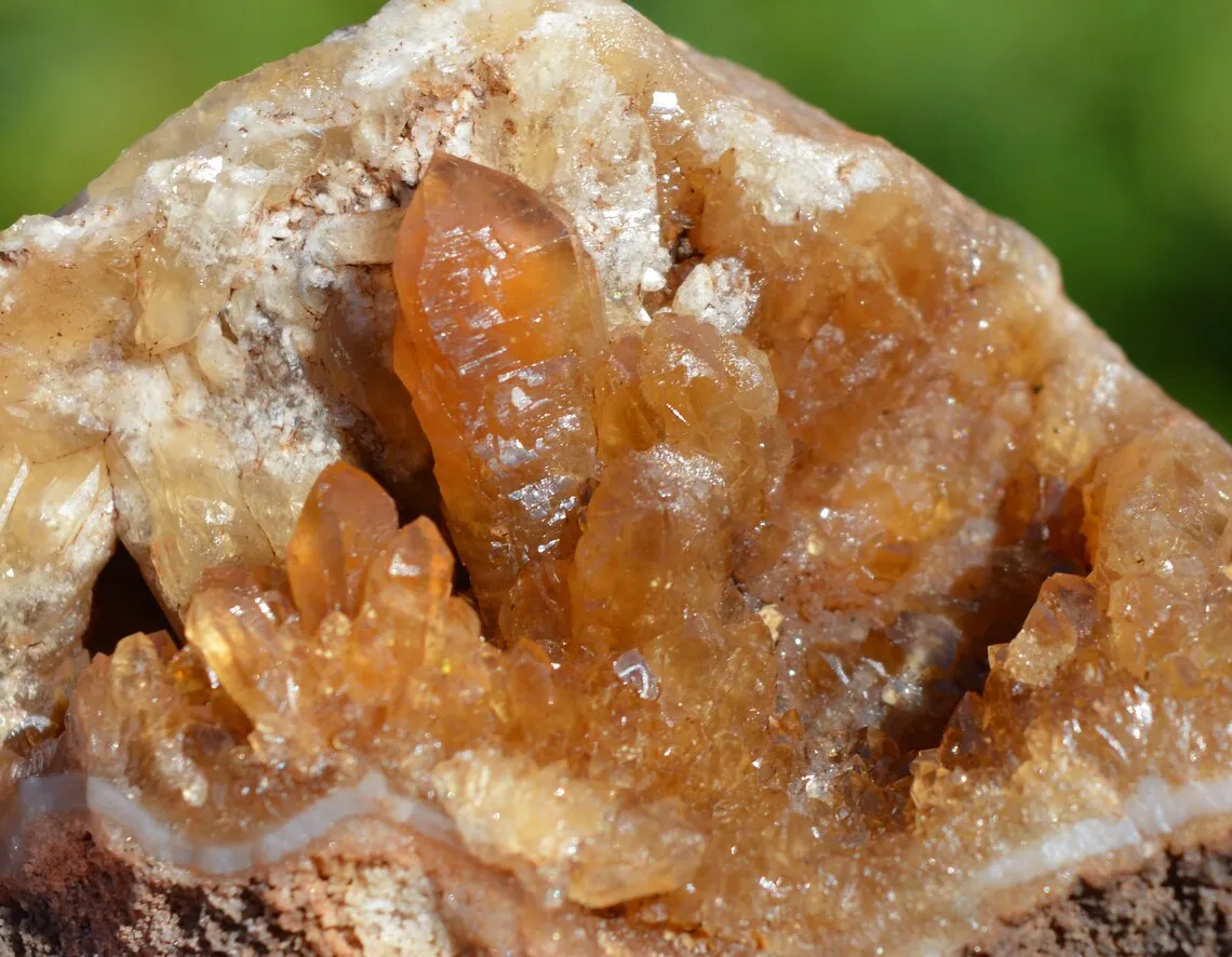 Natural unheated citrine 116 grams - Bakrit, Ifrane Province, Fez-Meknes Region, Morocco - image 1