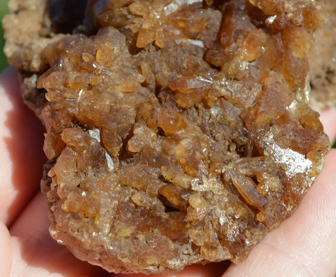 Natural unheated citrine 172 grams - Bakrit, Ifrane Province, Fez-Meknes Region, Morocco - image 2
