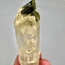 Natural Unique Green Cap Tourmaline On Quartz from Pakistan - image 1