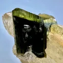 Natural Unique Green Cap Tourmaline On Quartz from Pakistan - image 10