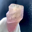 Natural V Shape Twinned Terminated Pink Kunzite Crystal From Nuristan Afghanistan - 95.45 Grams - image 2