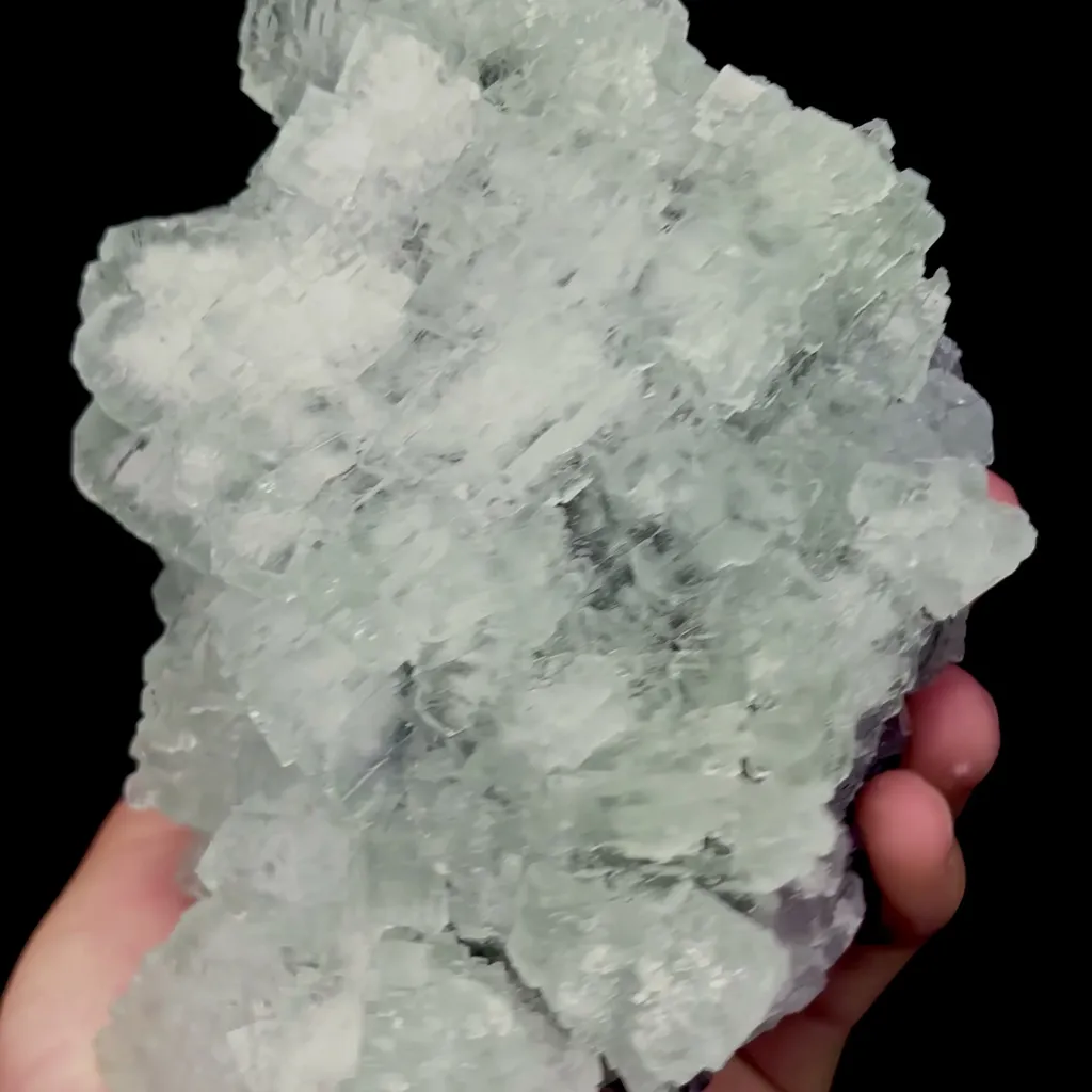 Natural White Matrix Fluorite Mineral Specimen,High Quality Specimen,XIANGHUALING,HUNAN,CHINA(160*111*91mm) - image 2