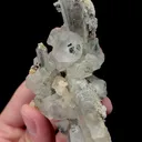 Natural White Spherical Fluorite and Crystal Mineral Specimen,High Quality Specimen,HUANGGANG LIANG,INNER MONGOLIA,CHINA(100*45*60mm) - image 3