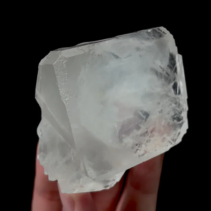 Natural White Transparent Cubic Fluorite, Mineral Specimen: Xianghualing,Hunan (60*60*35MM) - image 3