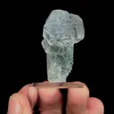 Natural White Transparent Fluorite and Quartz Tower, Mineral Specimen:Yaogangxian,Hunan (25*20*40MM) - image 3