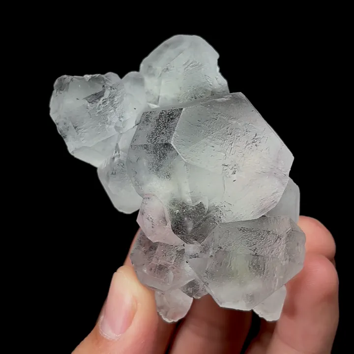 Natural White Transparent Fluorite, Mineral Specimen: Inner Mongolia,China (70*40*30MM) - image 3
