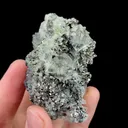 Natural White Transparent Octahedral Fluorite and Arsenopyrite, Mineral Specimen: Inner Mongolia,China (60*40*35MM) - image 3