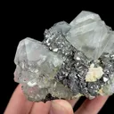 Natural White Transparent Octahedral Fluorite, Mineral Specimen: Inner Mongolia,China (100*65*70MM) - image 2