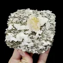 Natural White Tungsten and Dolomite Mineral Specimen,High Quality Specimen,YAO GANG XIAN,HUNAN,CHINA(89*81*41mm) - image 4