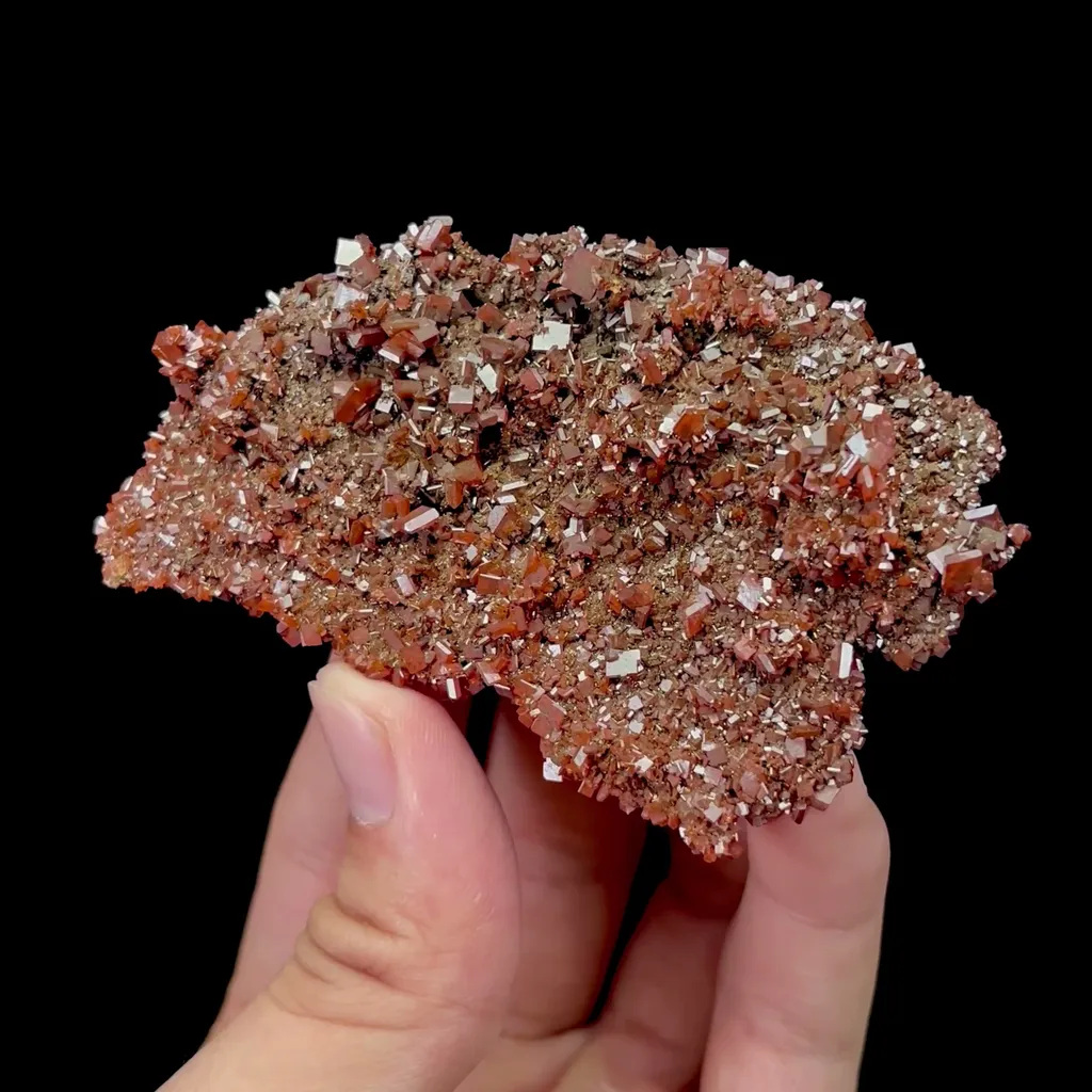 Natural Wulfenite Mineral Specimen,High Quality Specimen,XINJIANG,CHINA(90*58*10mm) image
