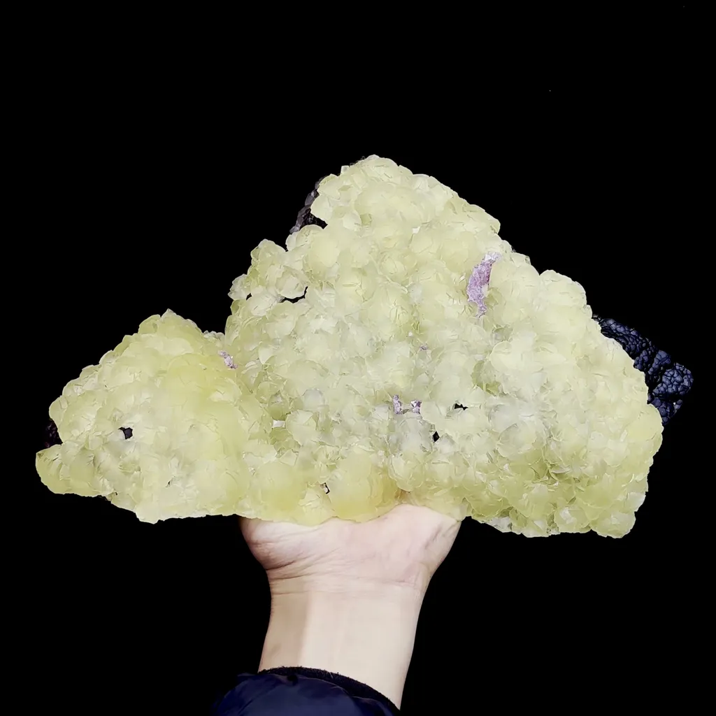 Natural Yellow and Purple Fluorite Mineral Specimen,High Quality Specimen,ZHEJIANG,CHINA(300*170*30mm) - image 3