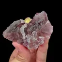 Natural Yellow and Purple Fluorite Mineral Specimen,High Quality Specimen,ZHEJIANG,CHINA(80*50*30mm) - image 2