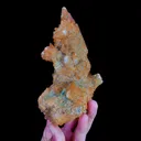 Natural Yellow Calcite and Malachite, Mineral Specimen:Shuikoushan,Hunan (75*100*125MM) - image 3