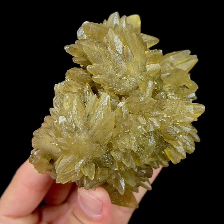 Natural Yellow Calcite and Pyrite, Mineral Specimen:Daye,Hubei (115*100*65MM) - image 3