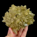 Natural Yellow Calcite and Pyrite, Mineral Specimen:Daye,Hubei (115*100*65MM) - image 4