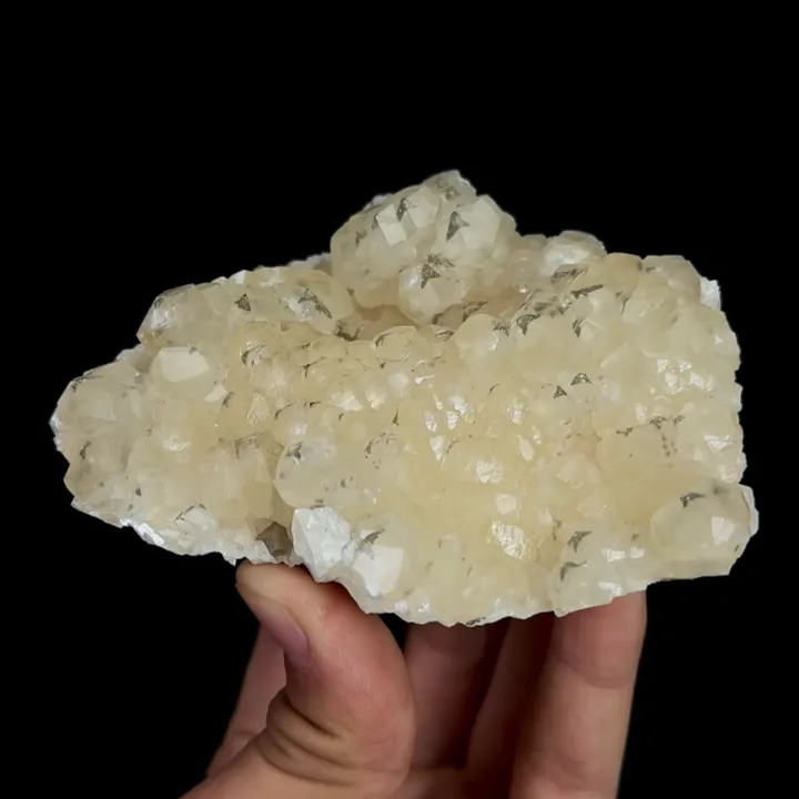 Natural Yellow Calcite and Pyrite, Mineral Specimen:Daye,Hubei (95*80*30MM) - image 4